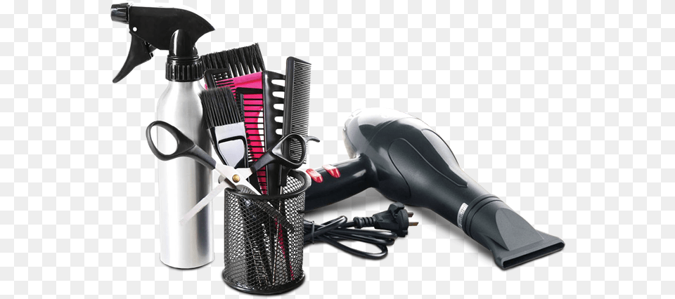 Hair Stylist Tools Jpg Transparent Library Salon Tools, Device, Appliance, Blow Dryer, Electrical Device Free Png