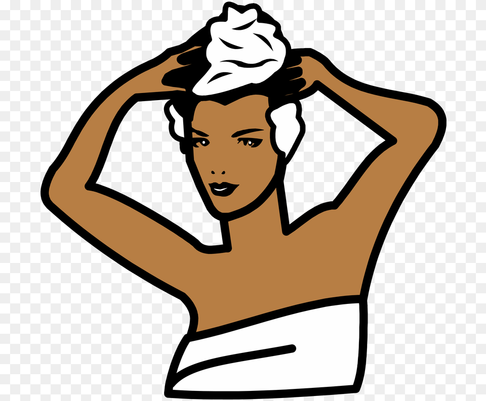 Hair Washing Washing Hair Clip Art, Adult, Face, Female, Head Free Transparent Png