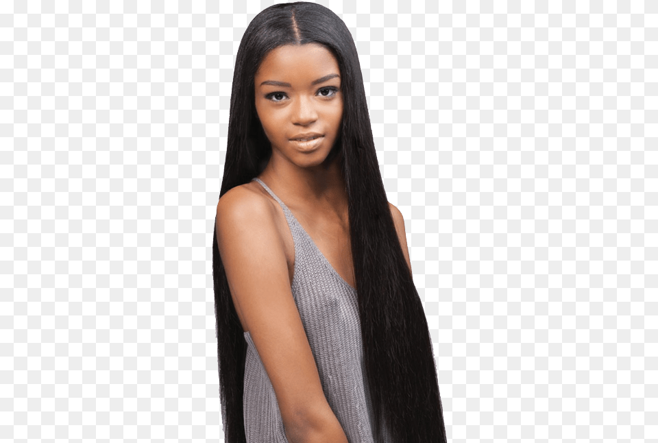 Hair Weave Straight Natural Weave, Head, Black Hair, Person, Face Free Transparent Png