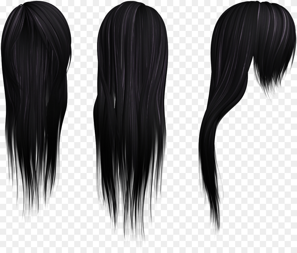 Hair Wig Cabello Negro Liso, Person, Black Hair, Adult, Female Png