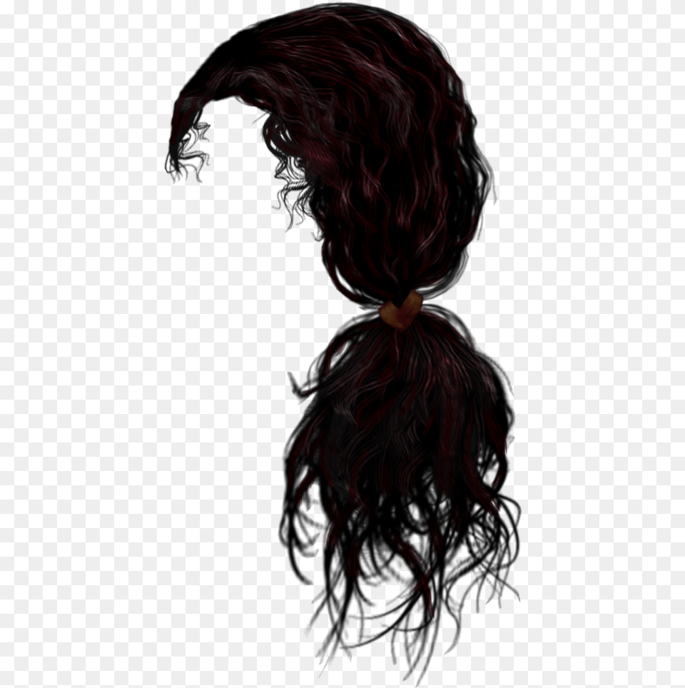 Hair Wig Clip Art Women Hair In, Person, Silhouette, Head Free Png