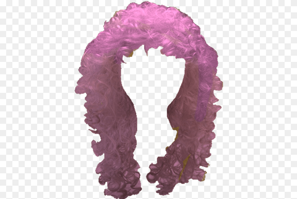 Hair Wig Hair Design, Accessories, Purple, Person, Feather Boa Png Image
