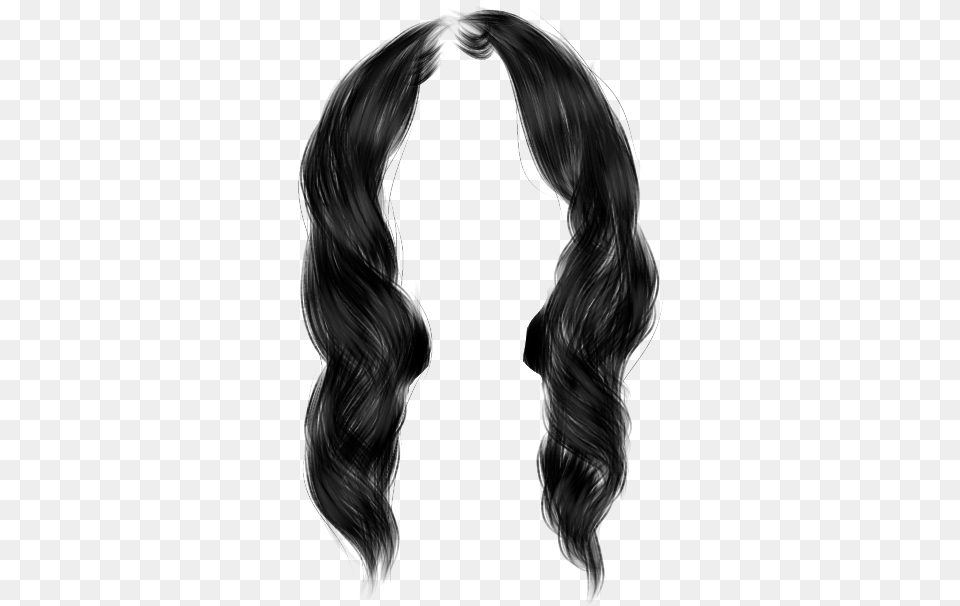 Hair Wig Imvu Imvuedit Freetoedit Lace Wig, Silhouette, Person, Adult, Female Free Png