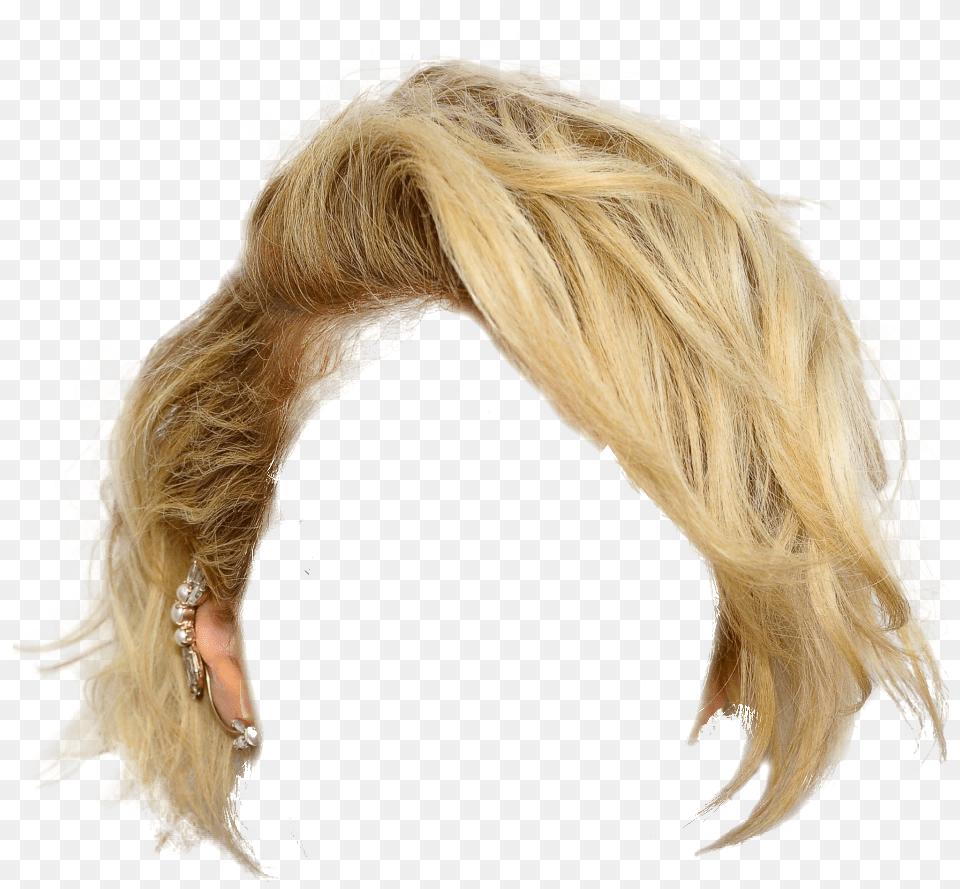 Hair Wig Transparent Background, Adult, Blonde, Female, Person Free Png