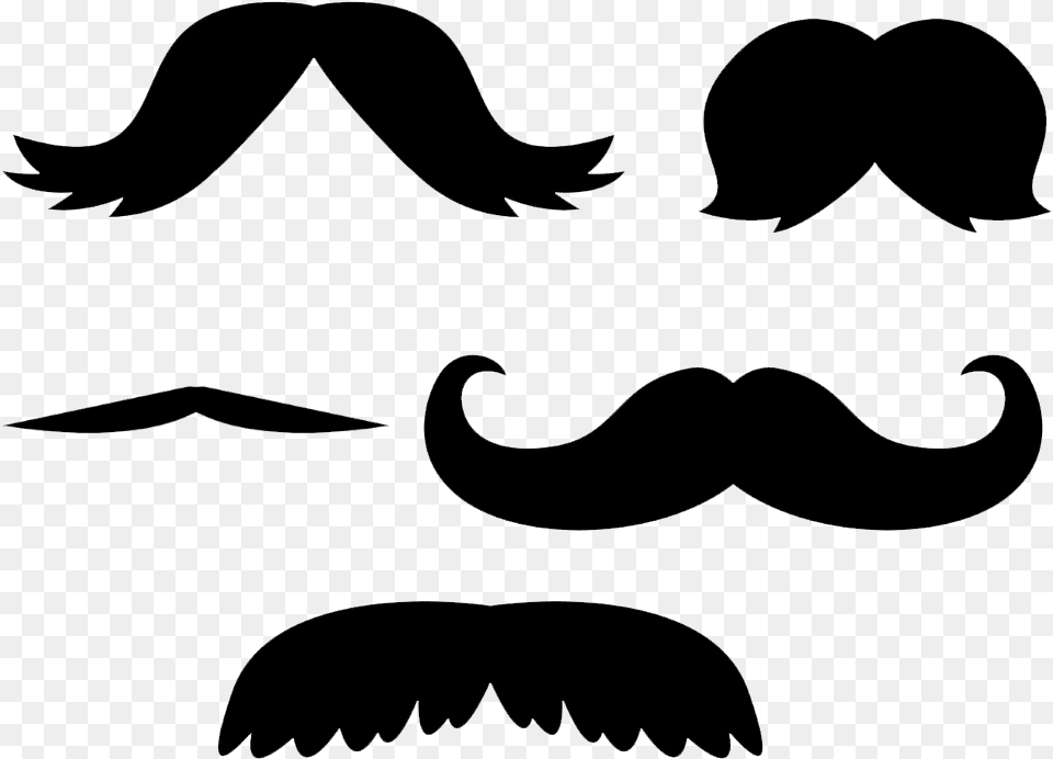 Hairclip Artblack And Whiteeyelashwing Cowboy Mustache Cut Out, Face, Head, Person Free Png Download