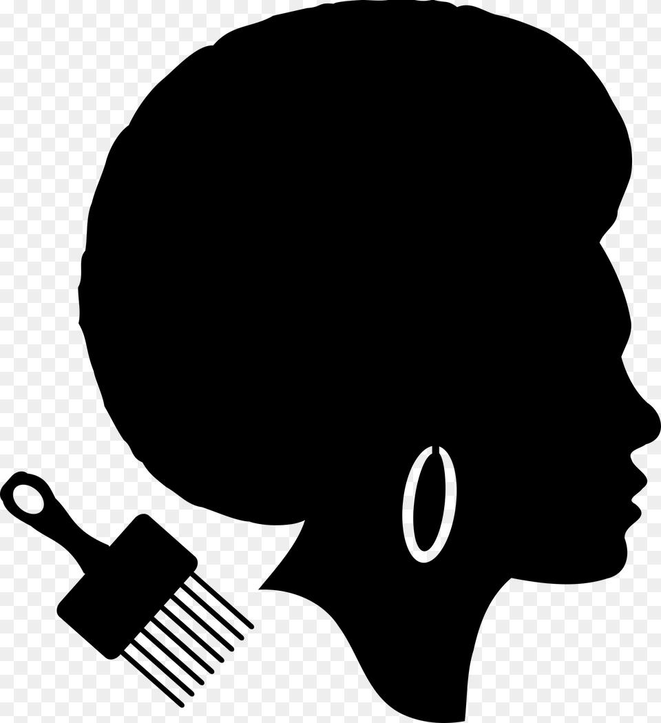 Haircut Clipart Silhouette, Gray Free Png Download