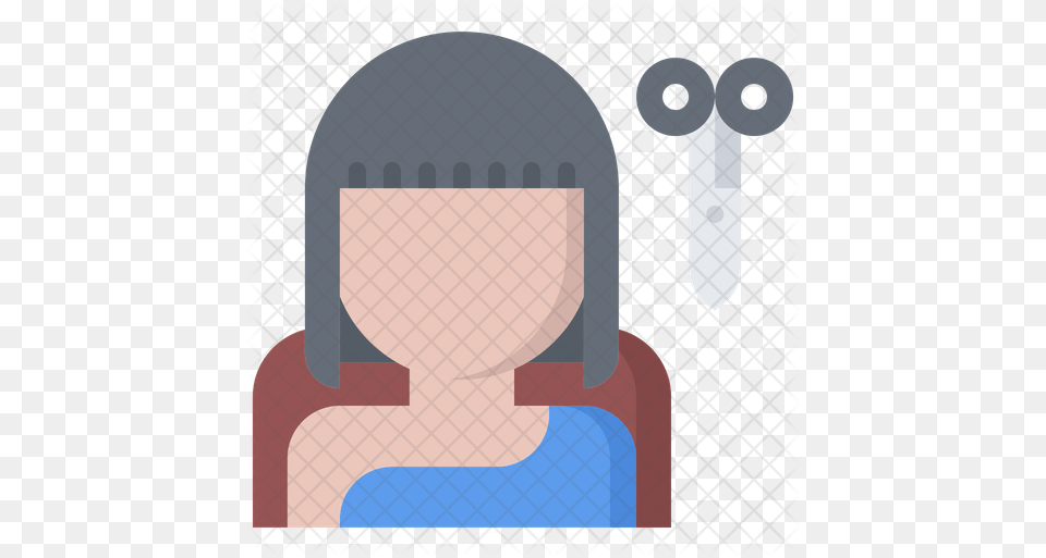 Haircut Icon For Adult, People, Person Png