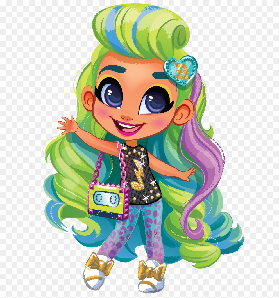 Hairdorables Series 3 Harmony, Baby, Book, Comics, Person Free Transparent Png