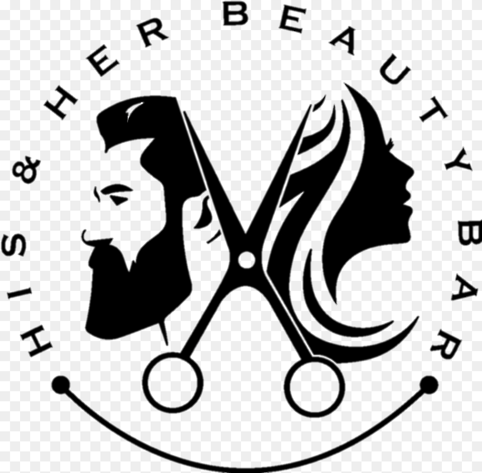 Hairdresser Clipart Salon Mirror Hairdresser Salon His Amp Her Beauty Bar, Nature, Night, Outdoors Free Png Download
