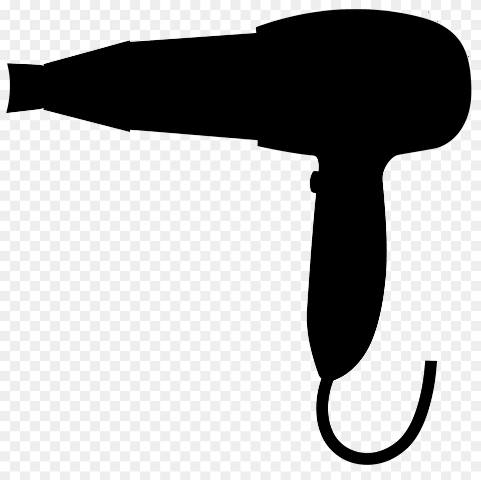 Hairdryer Silhouette, Appliance, Device, Electrical Device, Blow Dryer Free Transparent Png