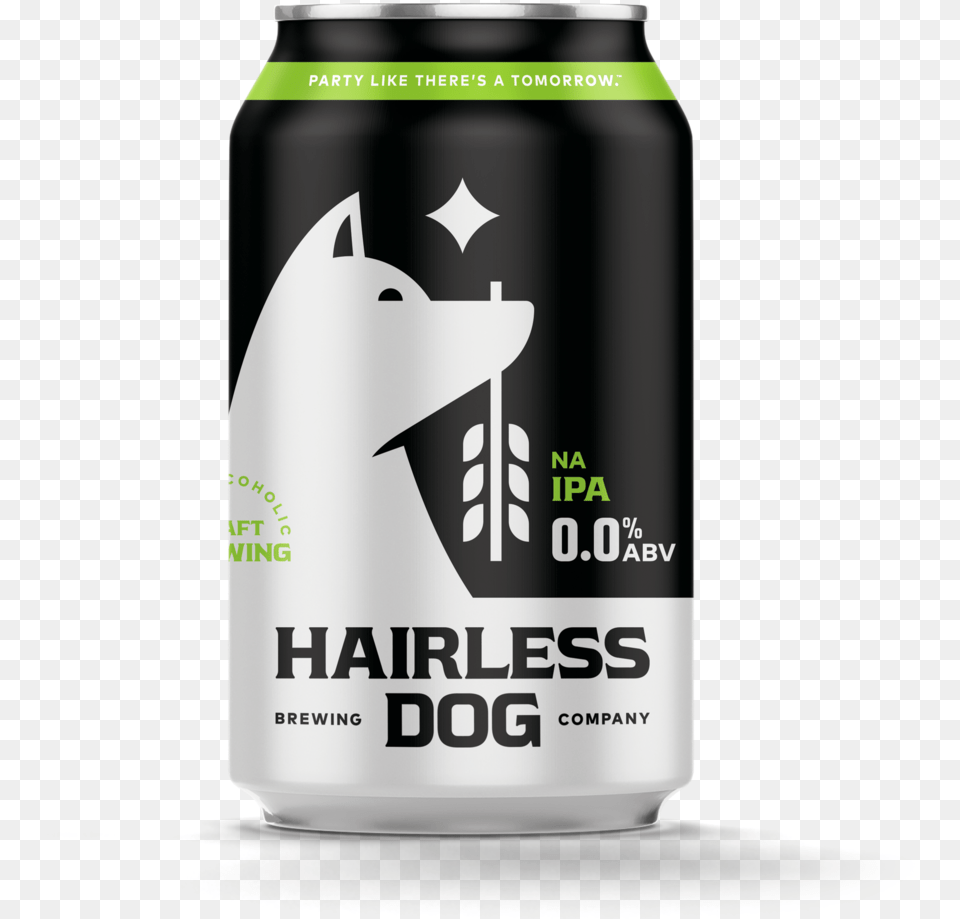 Hairlessdog Ipa Rgb Hairless Dog Non Alcoholic Beer, Alcohol, Beverage, Can, Tin Free Png Download