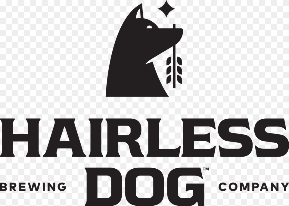 Hairlessdog Logo Full Black Cmyk Graphic Design, Photography Free Png Download