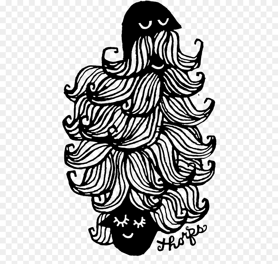 Hairnest Final Curlyname Tshirt Illustration, Face, Head, Person, Art Free Png Download