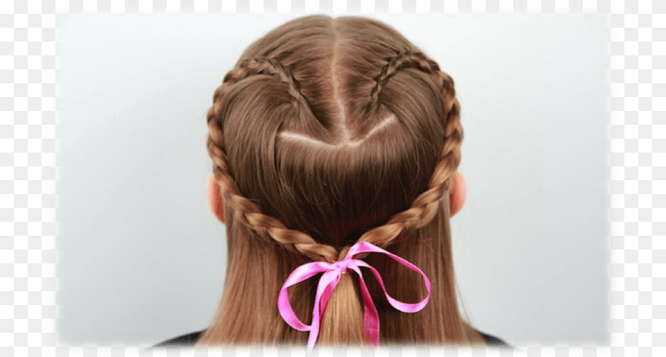 Hairstyle For College Girls Zrobic Serce Z Wlosow, Child, Female, Girl, Person Free Png Download