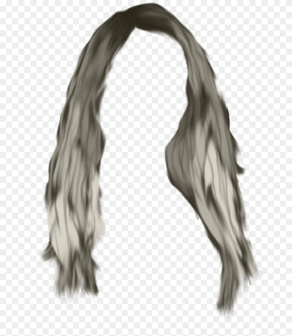 Hairstyle Long Hair Wig Grey Wig, Adult, Wedding, Person, Female Png