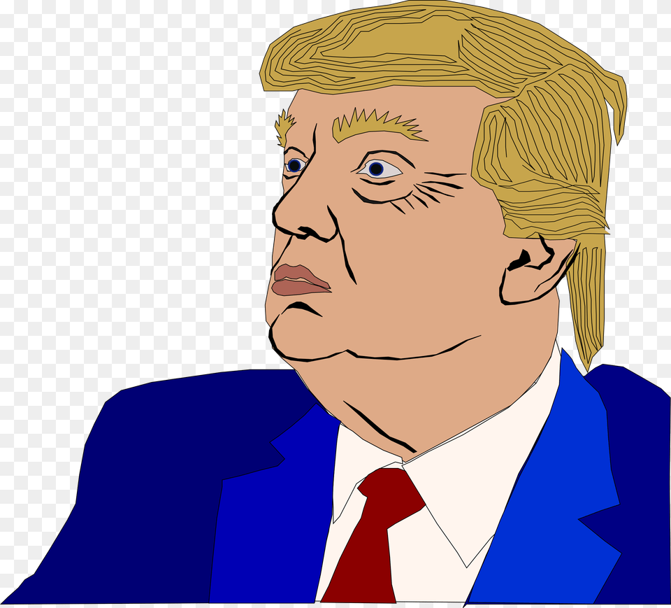 Hairstyleartchin Trump Cliparts, Accessories, Portrait, Photography, Person Png