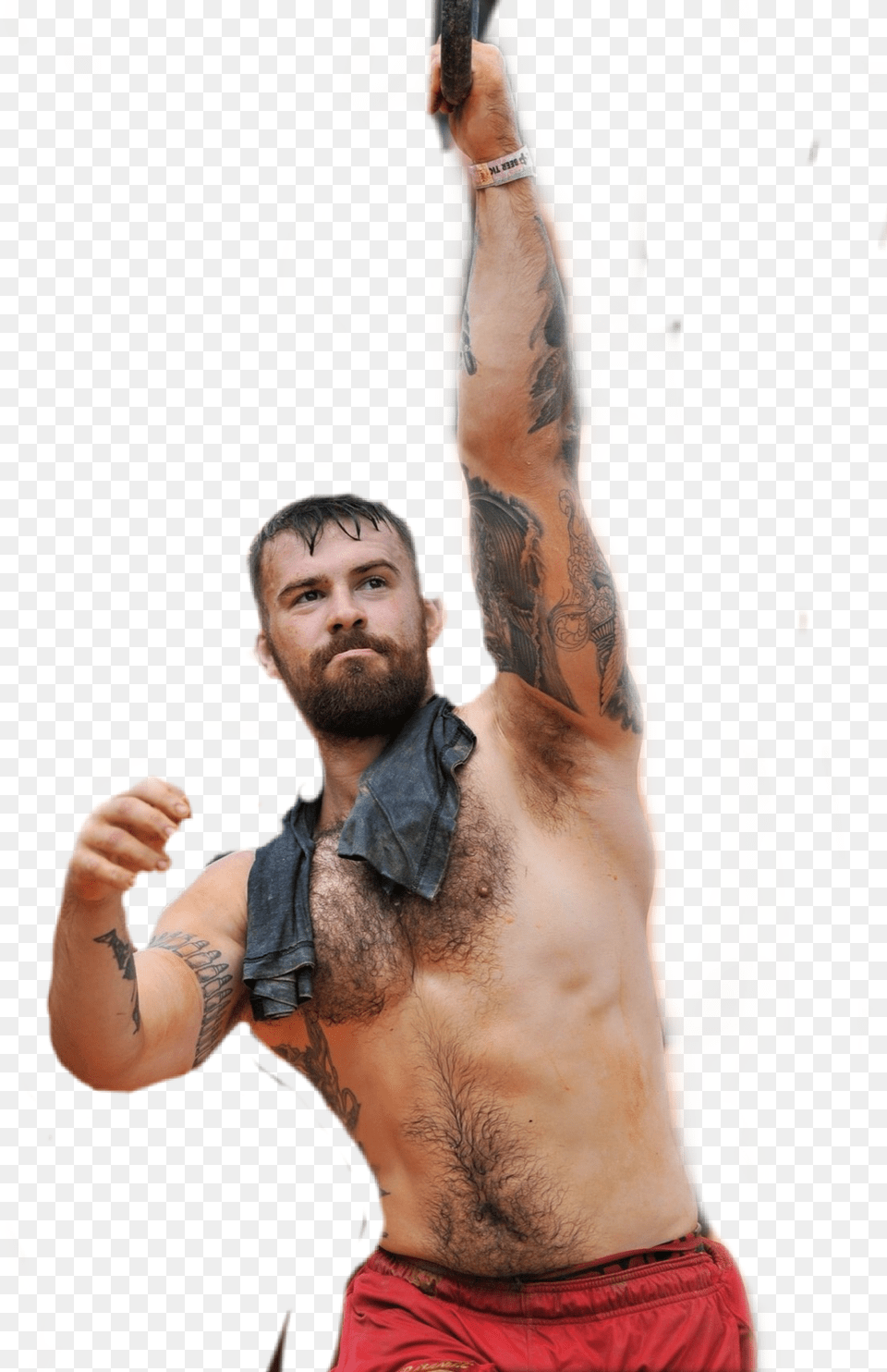 Hairy Furry Guy Dude Man Hot Sexy Athletic Barechested, Tattoo, Skin, Body Part, Person Free Png Download