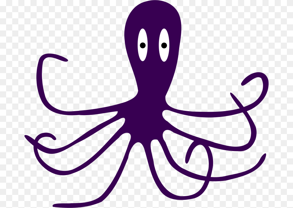 Hairymnstr Octopus, Purple, Animal, Sea Life, Person Free Png