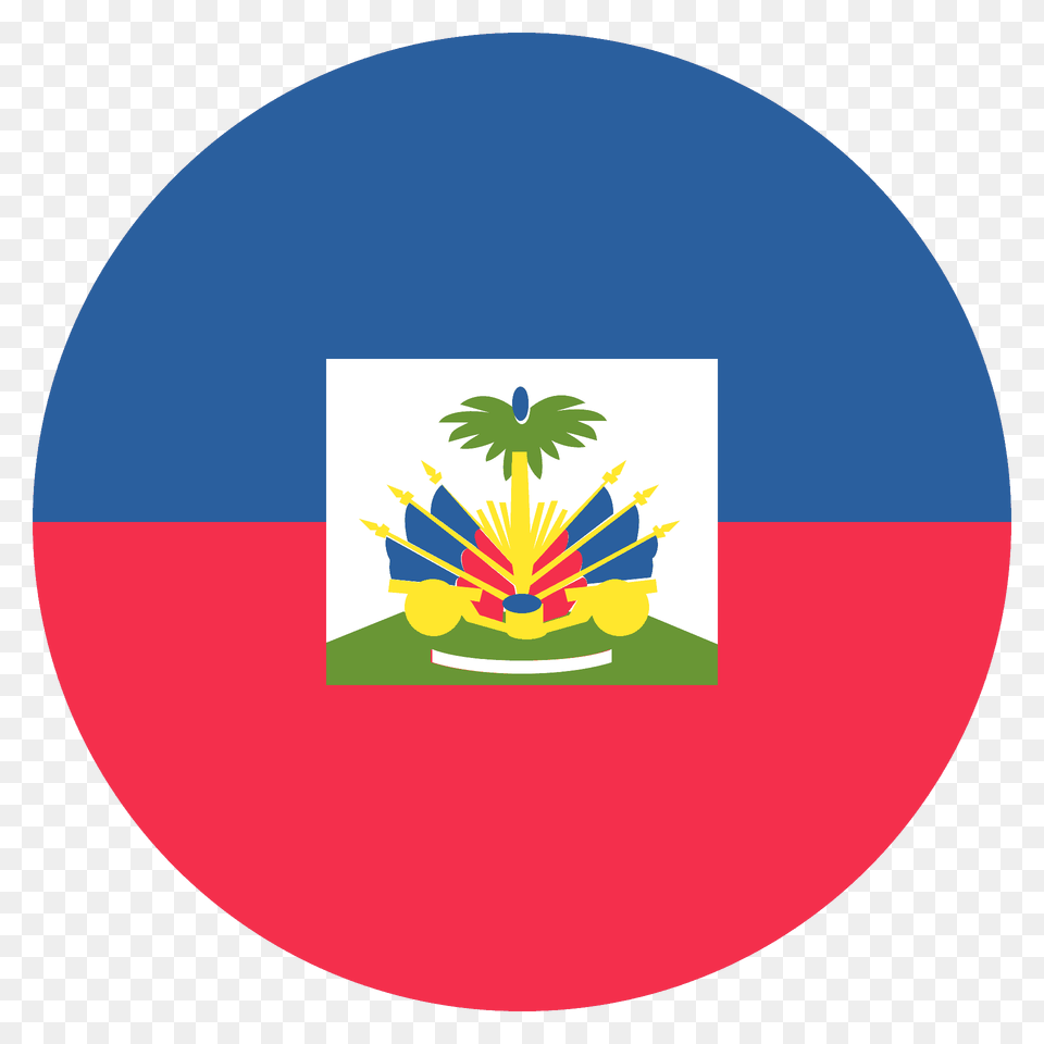 Haiti Flag Emoji Clipart, Leaf, Plant, Logo, Disk Png Image