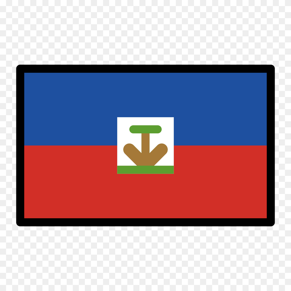 Haiti Flag Emoji Clipart, Electronics, Logo, Screen Png Image