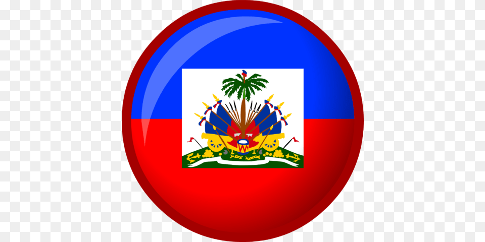 Haiti Flag Icon Haiti Flag No Background, Emblem, Symbol, Logo Png Image