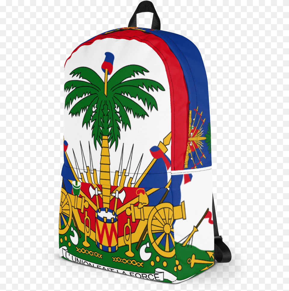 Haiti Haitian Flag Pride Coat Of Arms Emblem Sports, Backpack, Bag, Machine, Wheel Png