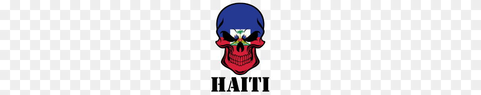 Haitian Flag Skull Haiti, Baby, Person Free Png