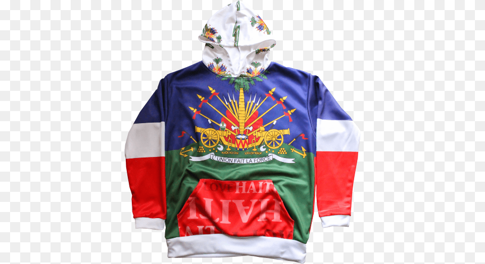 Haitian Hoodie, Clothing, Coat, Jacket, Knitwear Png
