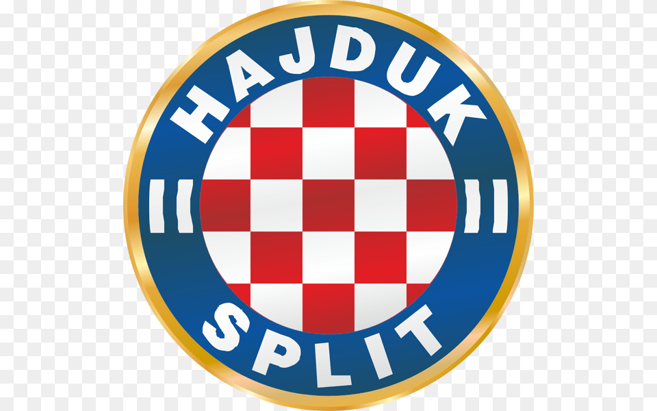 Hajduk Split, Badge, Logo, Symbol Free Png Download