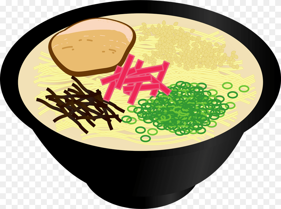 Hakata Ramen Food Clipart, Meal, Dish, Cream, Dessert Free Png Download