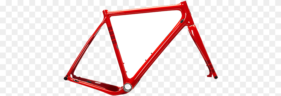 Hakkamx Frame Red Ridley X Night 2017 Full Size Single Speed Cyclocross Frame, Triangle, Bicycle, Transportation, Vehicle Free Png