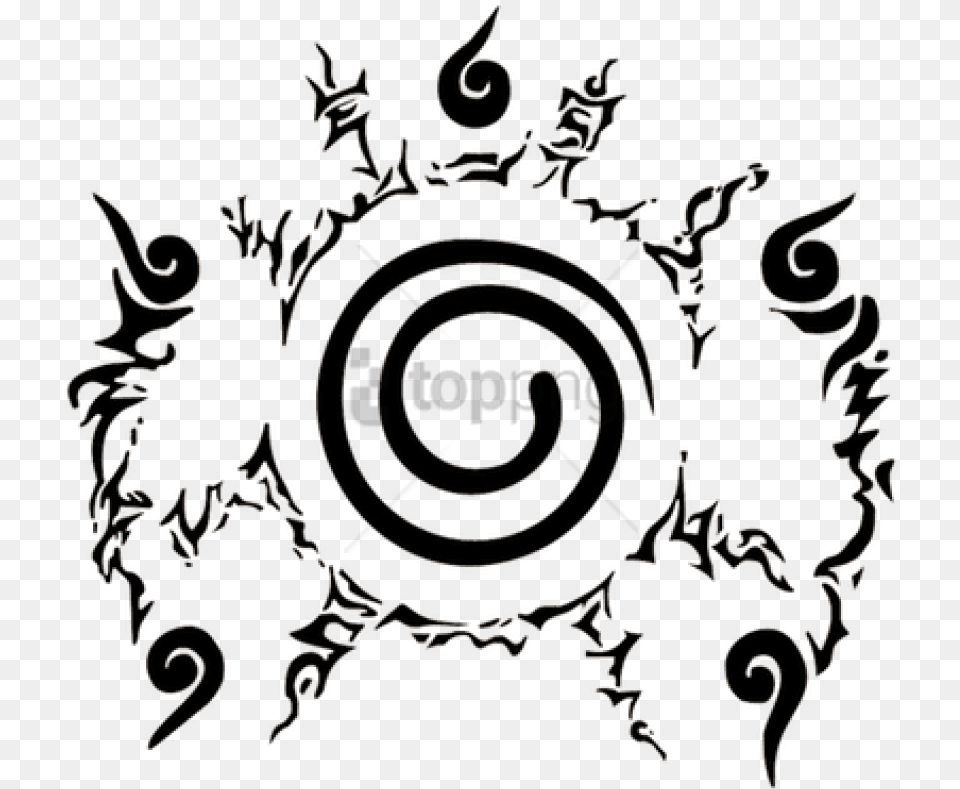 Hakke No Shiki Image With Transparent 5 Elements Seal Naruto, Spiral, Art Free Png Download