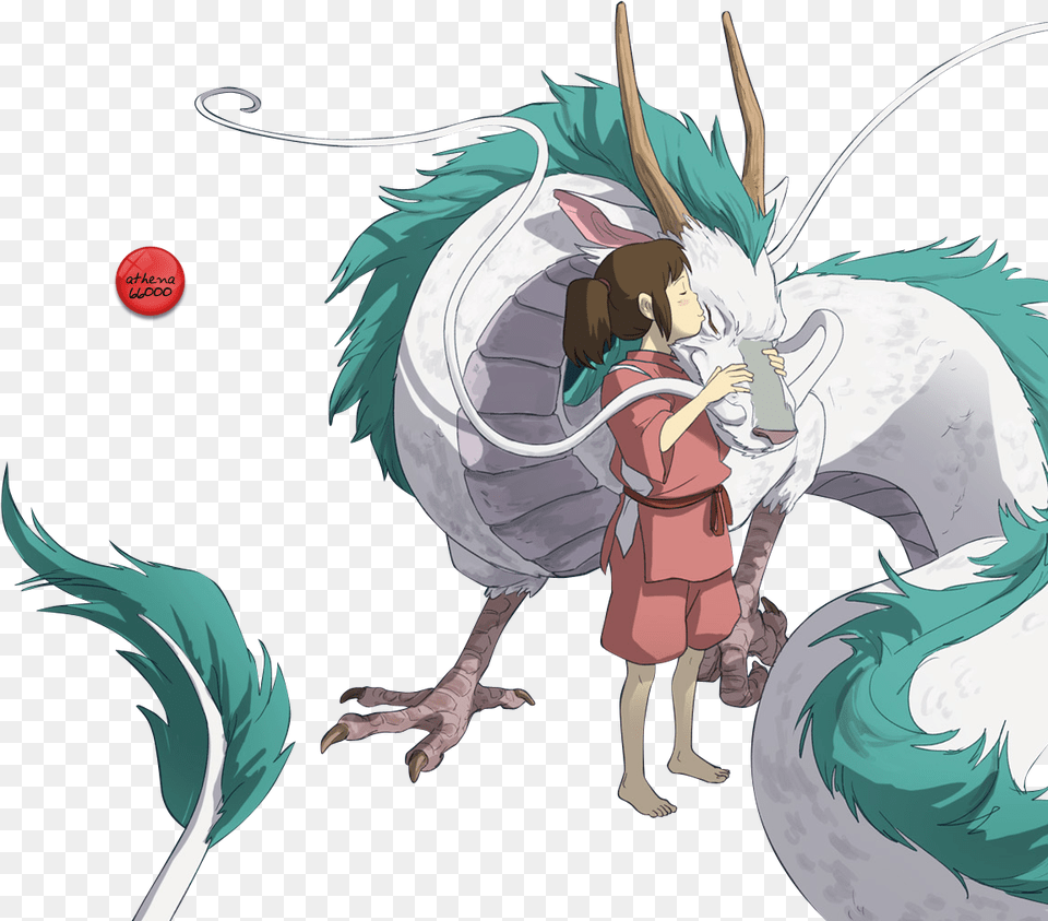 Haku From Spirited Away Dragon T Shirt Miyazaki, Book, Comics, Publication, Person Free Transparent Png