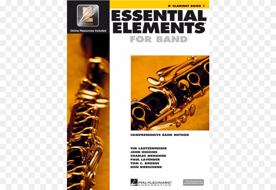 Hal Leonard Essential Elements For Band Bk 1 Clarinet Trumpet Essential Elements 2000 Book, Musical Instrument, Person, Oboe, Scissors Free Png