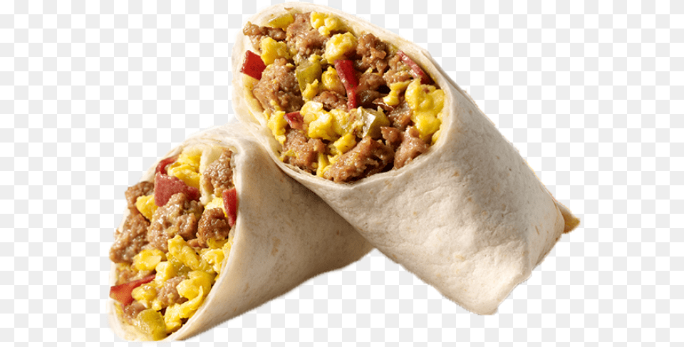 Halal Beef Scrambled Eggs And Vegetables Wrap Breakfast Burrito, Food, Hot Dog Free Png