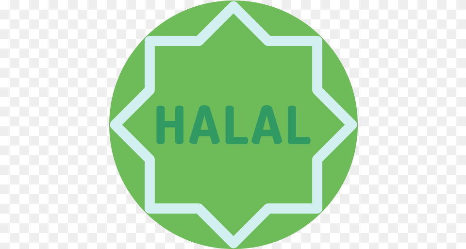 Halal Free Food Icons Kane Brown Kb Logo, Green, Symbol, Disk Png Image
