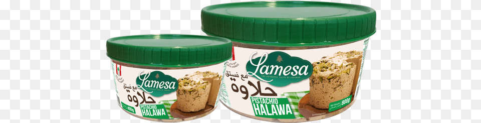 Halawa With Pistachio Pistachio, Food, Peanut Butter, Cream, Dessert Png Image