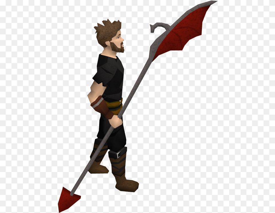 Halberd Clipart Runescape Dragon Halberd, Spear, Weapon, Person, Face Free Png