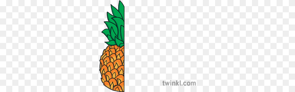 Half A Pineapple Illustration Twinkl Little Red Hen Duck, Food, Fruit, Plant, Produce Png