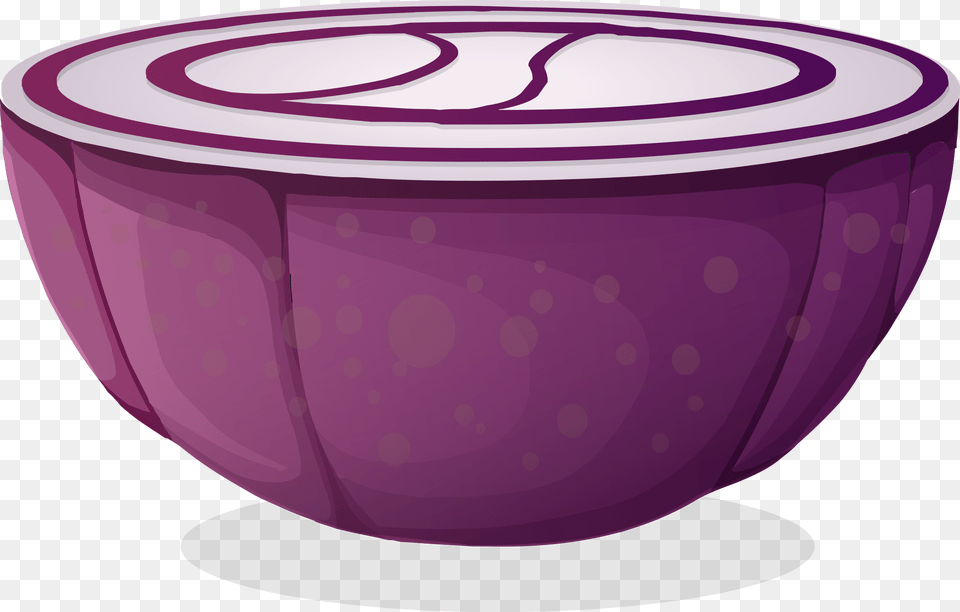 Half A Red Onion Clip Arts Onion, Food, Produce, Plant, Vegetable Png