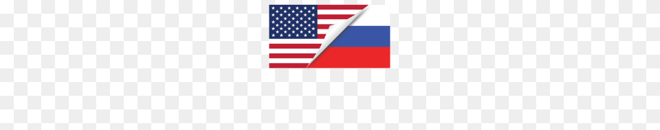 Half American Half Russian Flag, American Flag Free Png Download