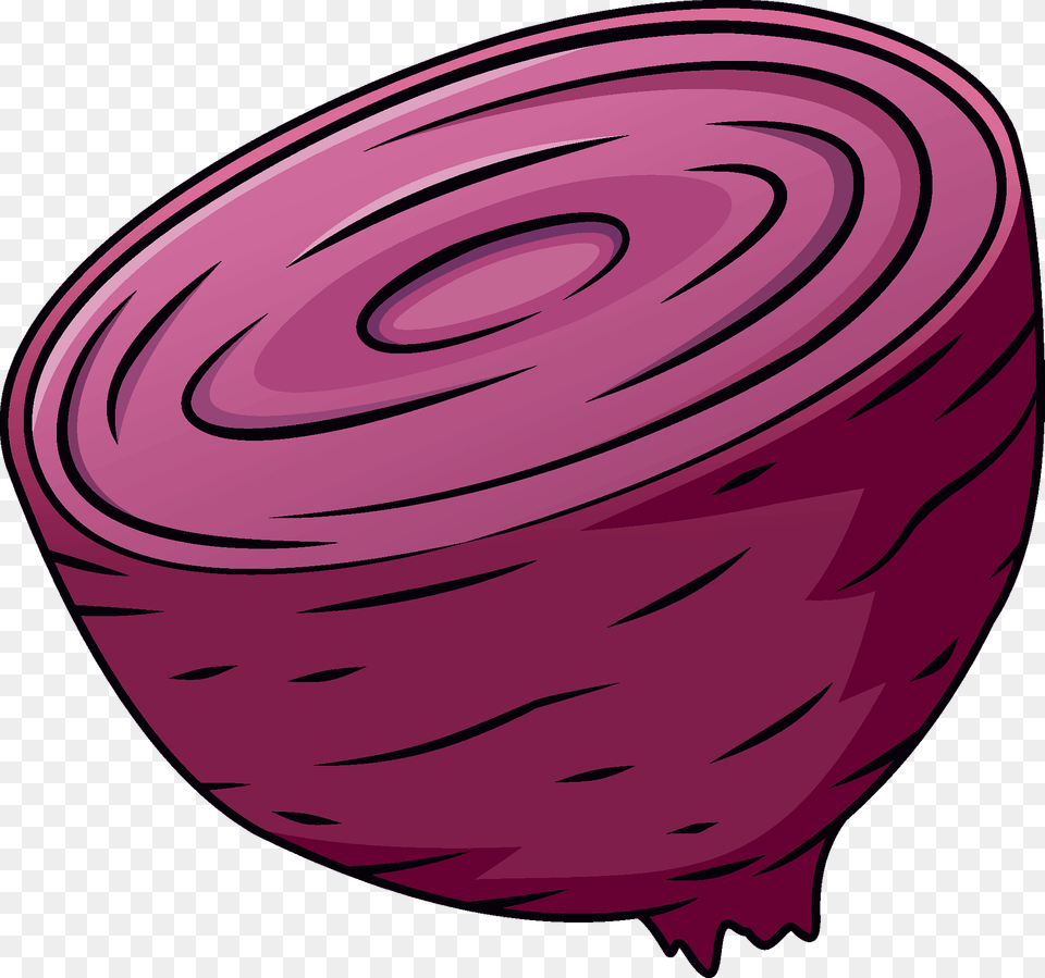 Half Beetroot Clipart, Food, Produce, Onion, Plant Png