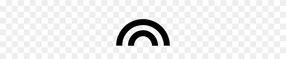 Half Circle Icons Noun Project, Gray Free Png