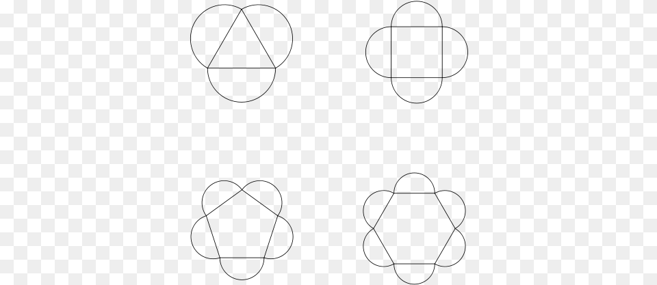 Half Circle Supreme Polygons Angles Images Sketch, Gray Free Png Download