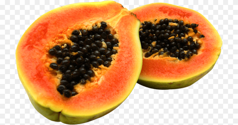 Half Cut Papaya Images Transparent Papaya, Food, Fruit, Plant, Produce Free Png