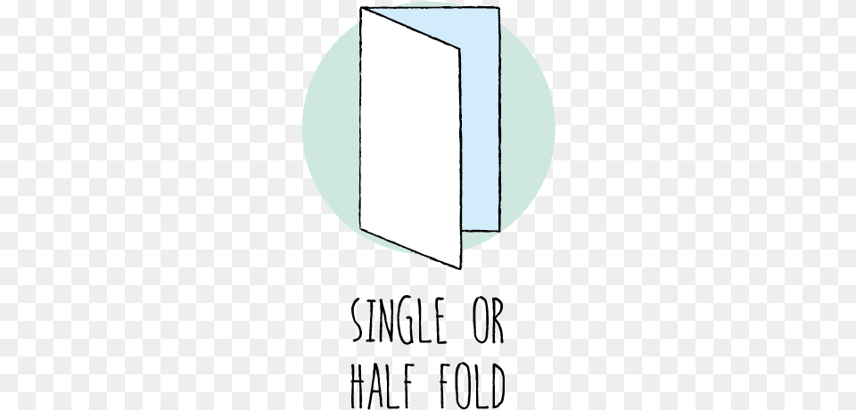 Half Fold Circle, Paper Png Image