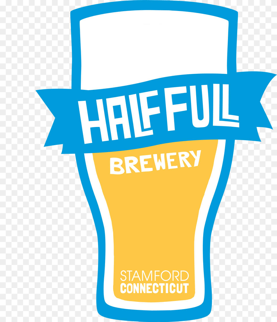 Half Full Brewery, Alcohol, Beer, Beverage, Glass Png Image