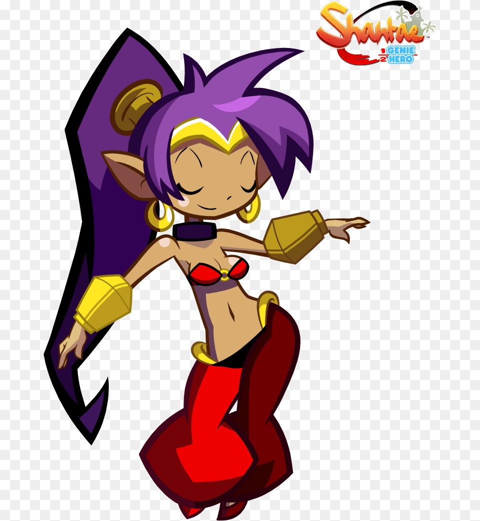 Half Genie Hero Render Shantae Half Genie Hero Dance, Book, Comics, Publication, Baby Png Image