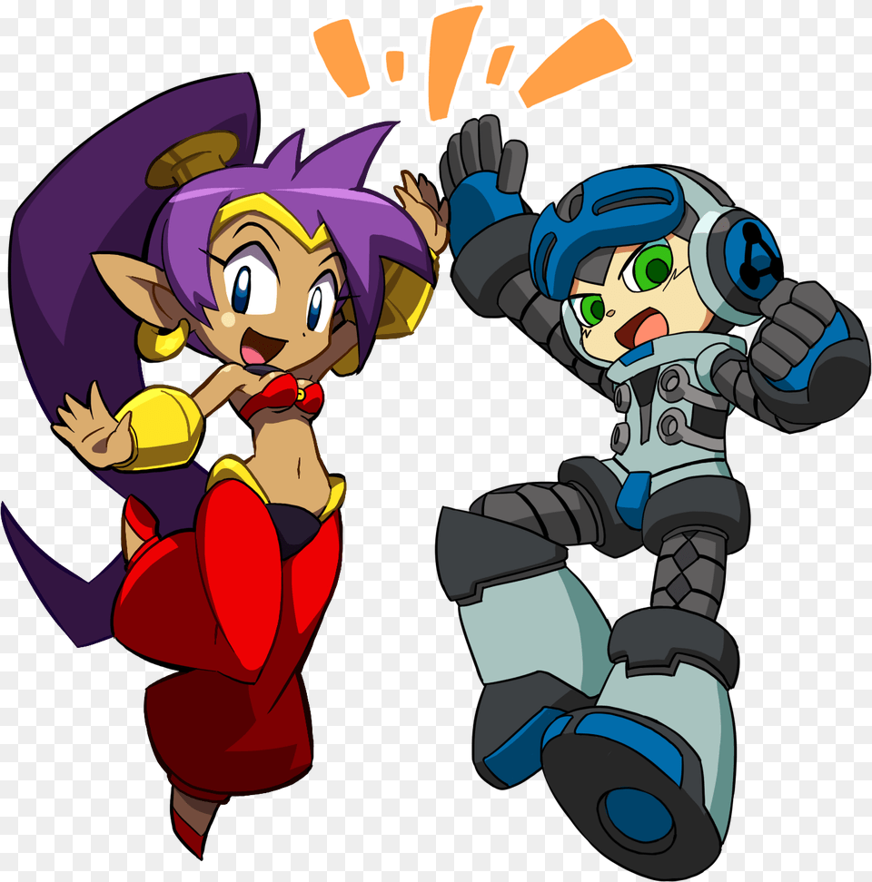Half Genie Hero Shantae And The Pirate S Curse Mighty Shantae Mighty No, Book, Comics, Publication, Baby Png