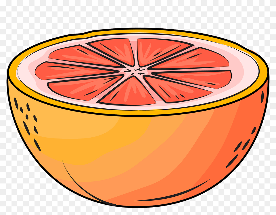 Half Grapefruit Clipart, Citrus Fruit, Food, Fruit, Plant Free Transparent Png